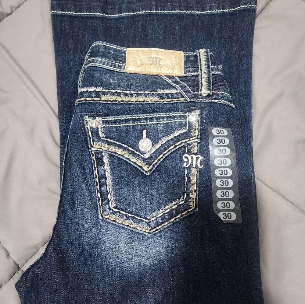 Miss Me Mid-rise flare jeans